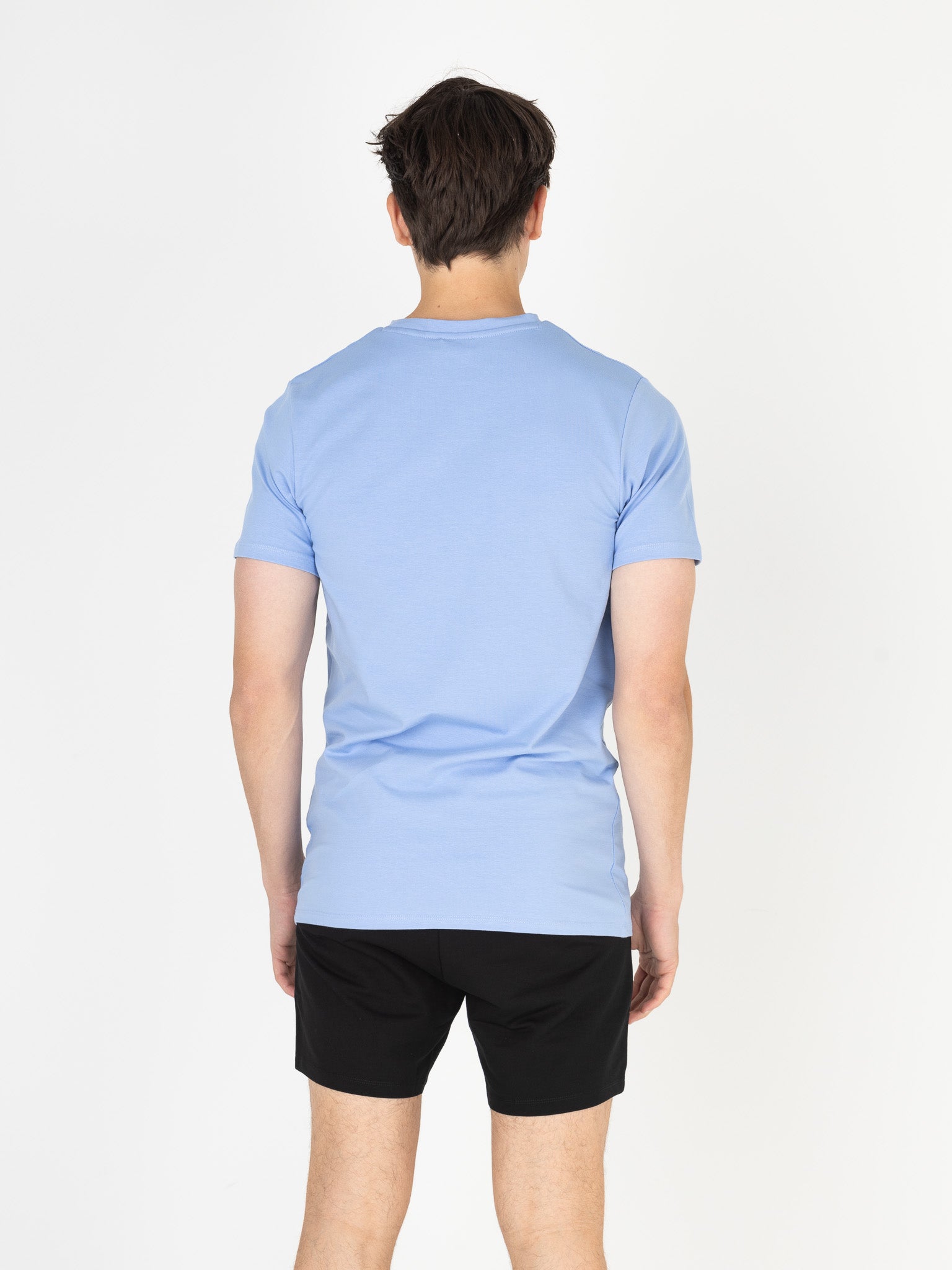 Basic Slim-Fit Tee | Cornflower Blue