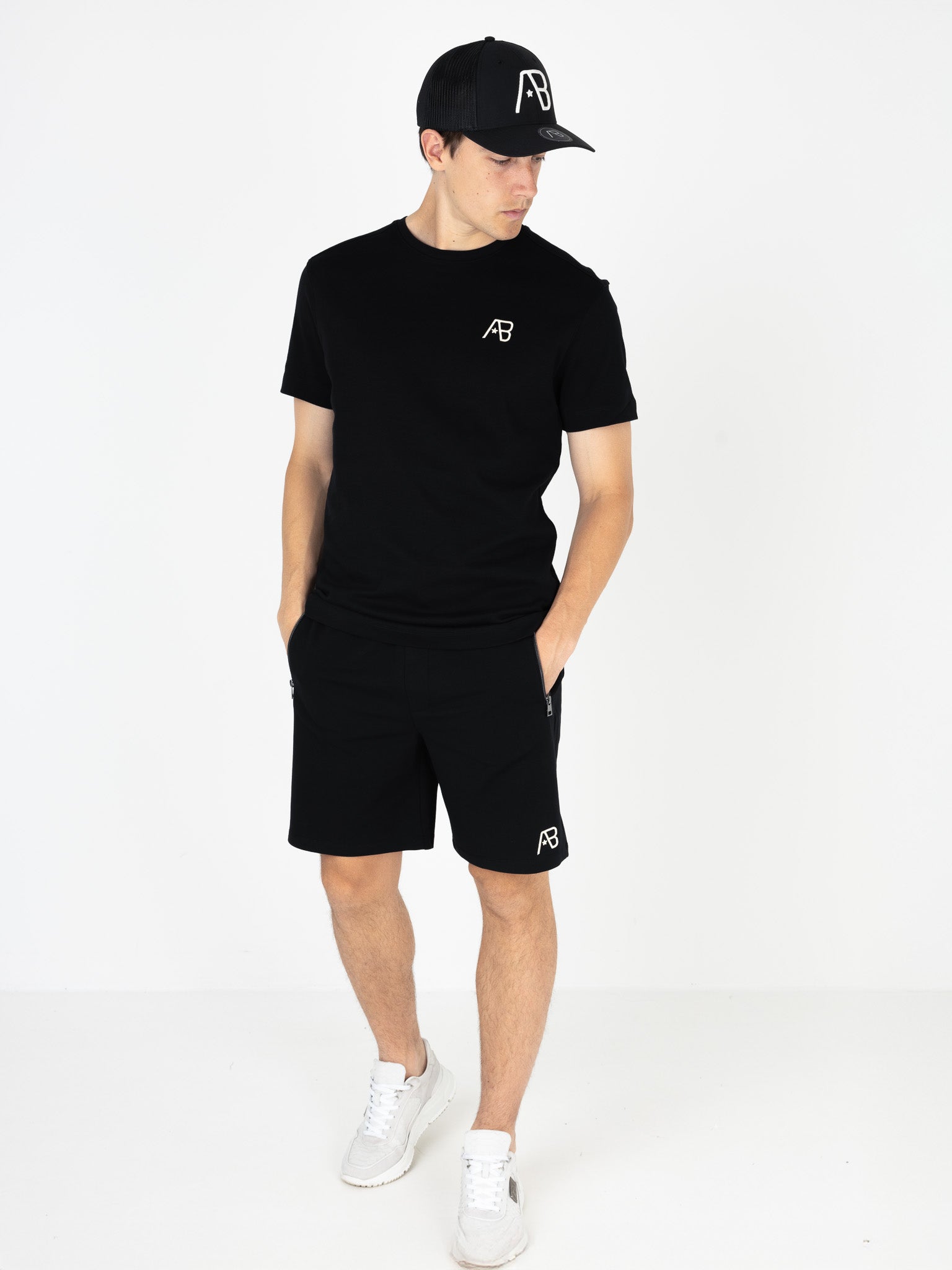 Festival Tee | Jet Black / White Swan
