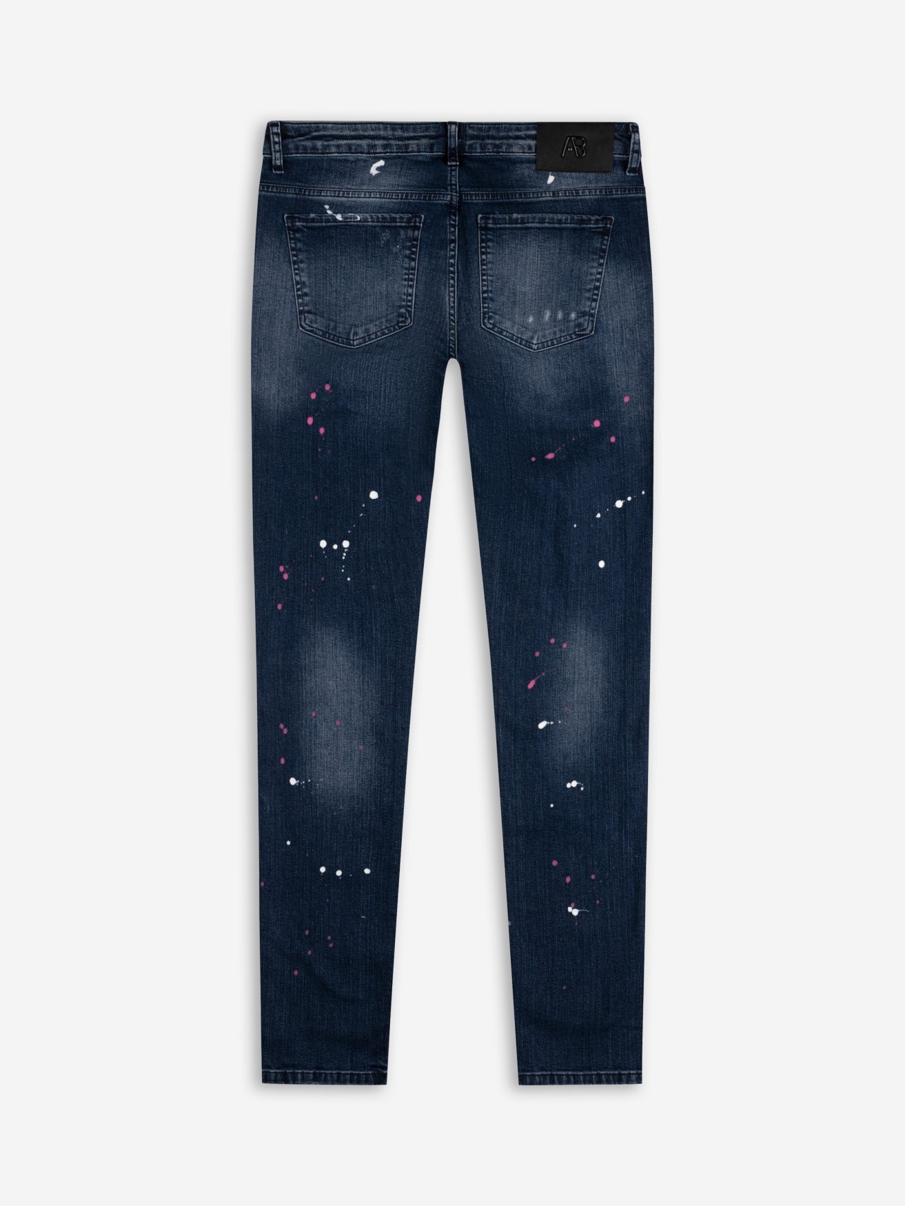 Slim-Fit Denim Jeans Paint | Dark Blue | Dark Blue