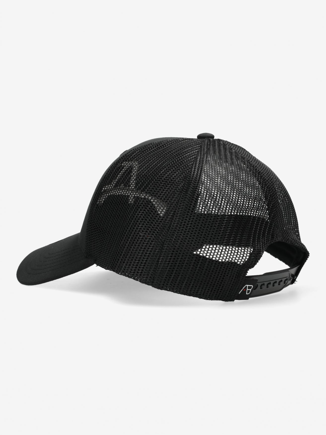 Retro Trucker Cap | Jet Black / White Swan