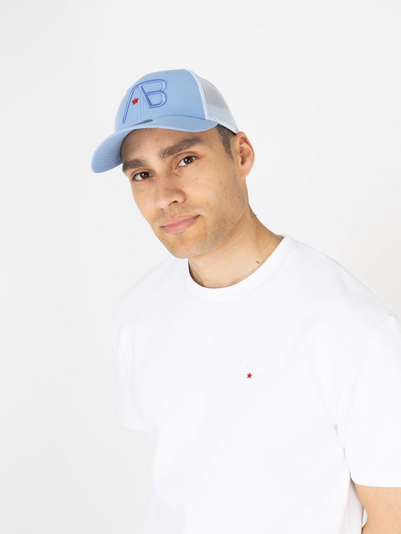 Retro Trucker Cap | Cornflower Blue