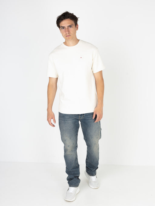 Slim-Fit Denim Jeans Paint | Dark Blue | Mid Blue