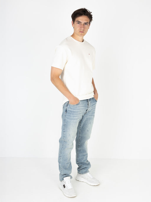 Slim-Fit Denim Jeans Paint | Dark Blue | Light Blue