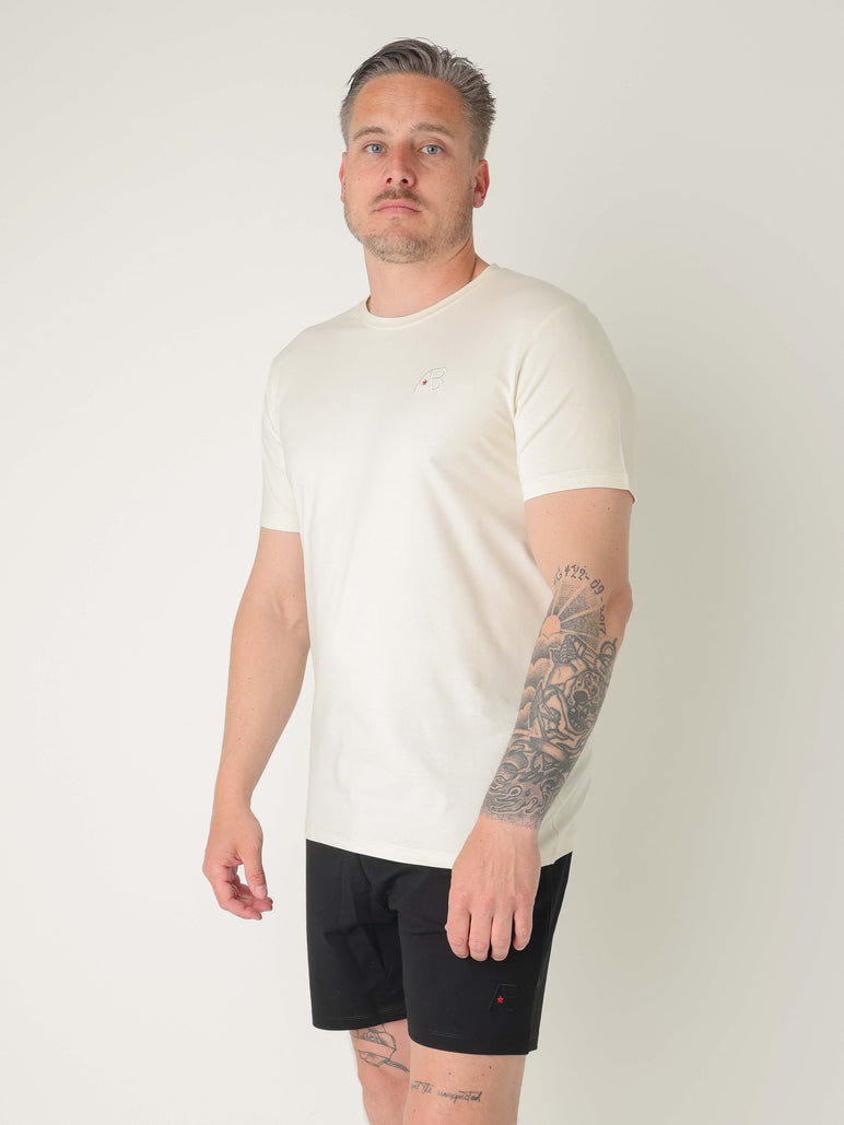 Basic Slim-Fit Tee | White Swan