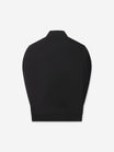 Metal Half-Zip Sweater | Jet Black