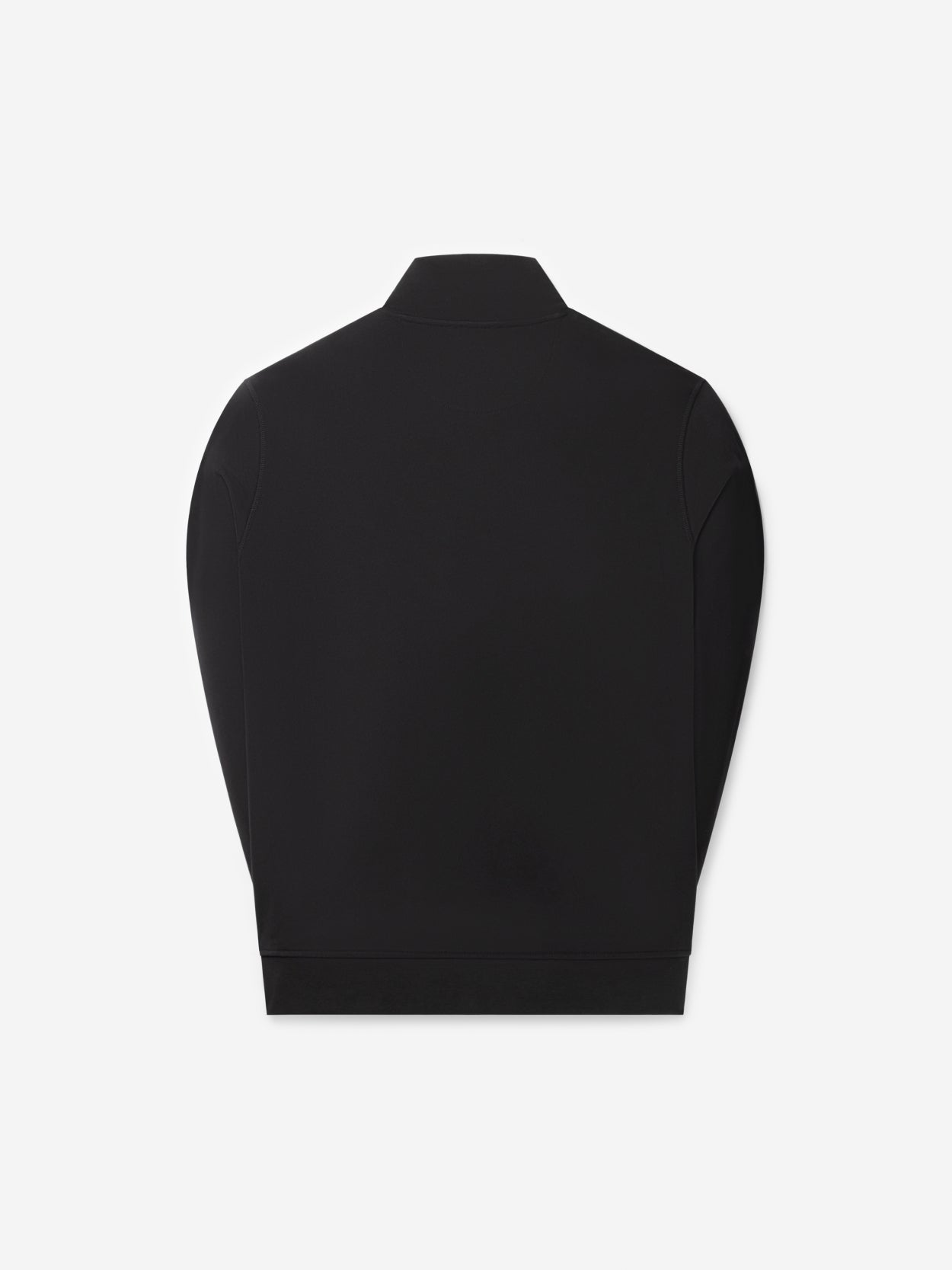 Metal Half-Zip Sweater | Jet Black