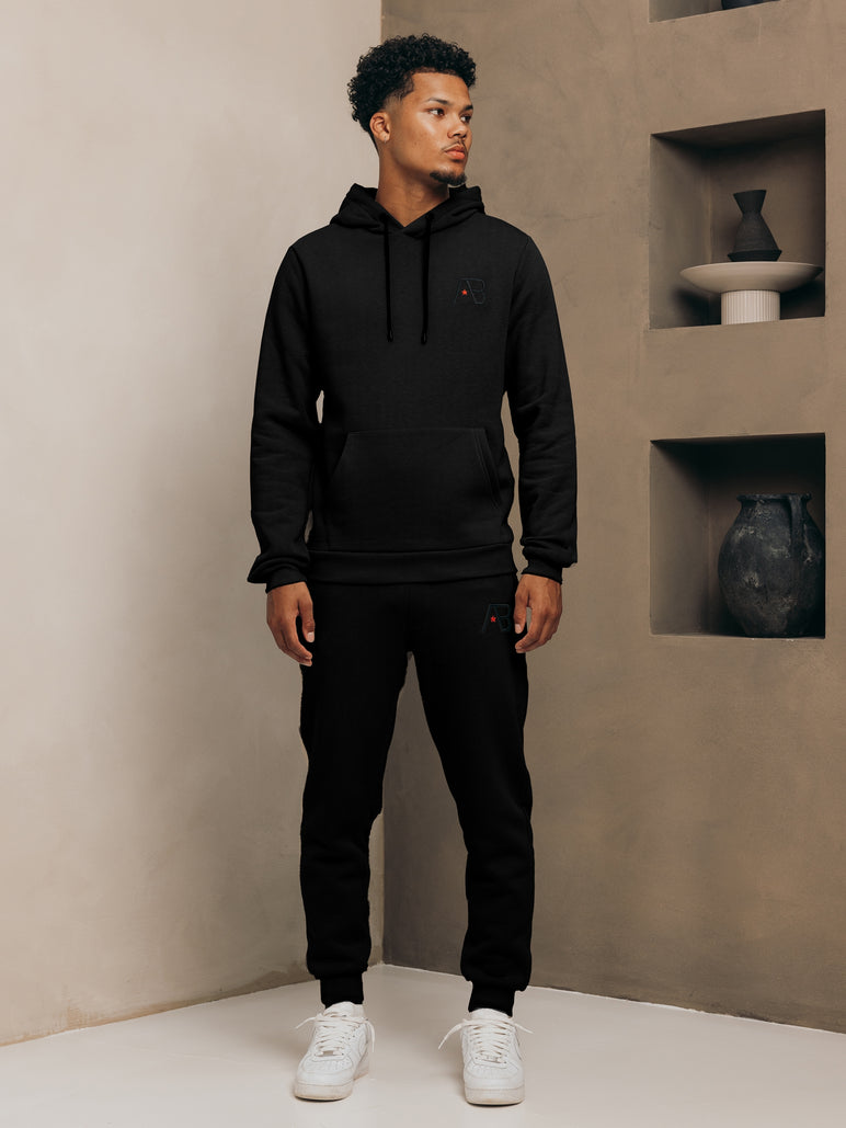 Essential Hoodie | Jet Black