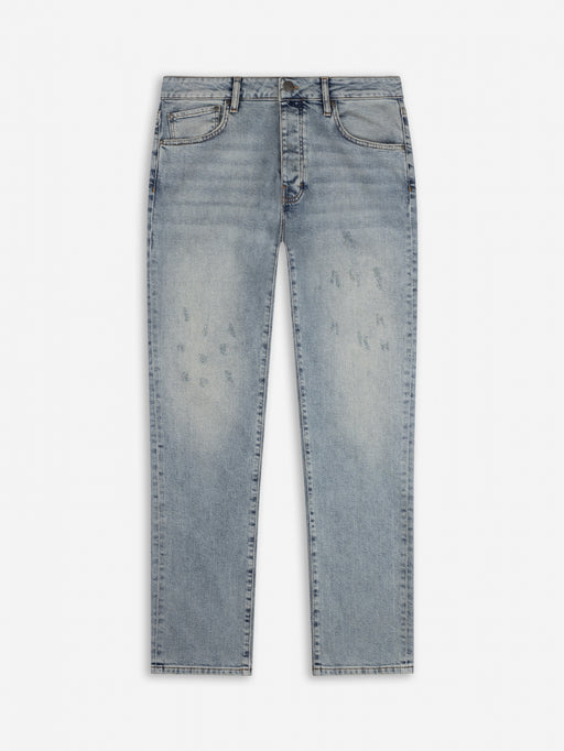 Slim-Fit Denim Jeans Paint | Dark Blue | Light Blue