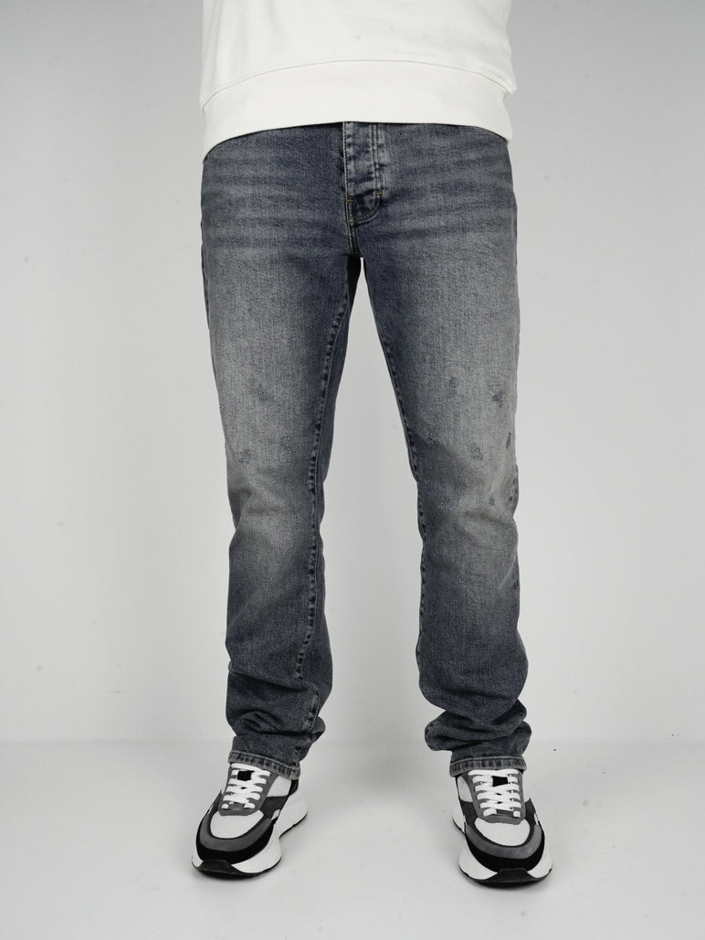 Slim-Fit Denim Jeans Paint | Dark Blue | Sand Blue