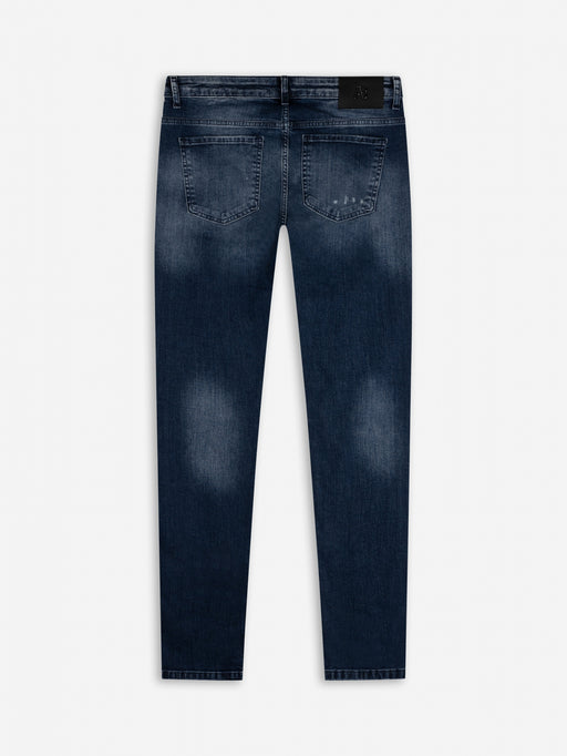 Slim-Fit Denim Jeans Paint | Dark Blue | Dark Blue