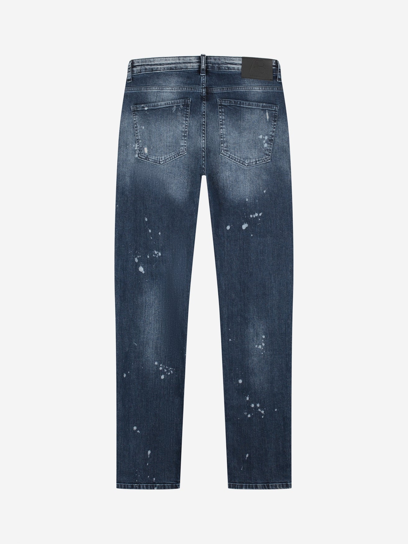 Slim-Fit Denim Jeans Paint | Dark Blue | Dark Blue