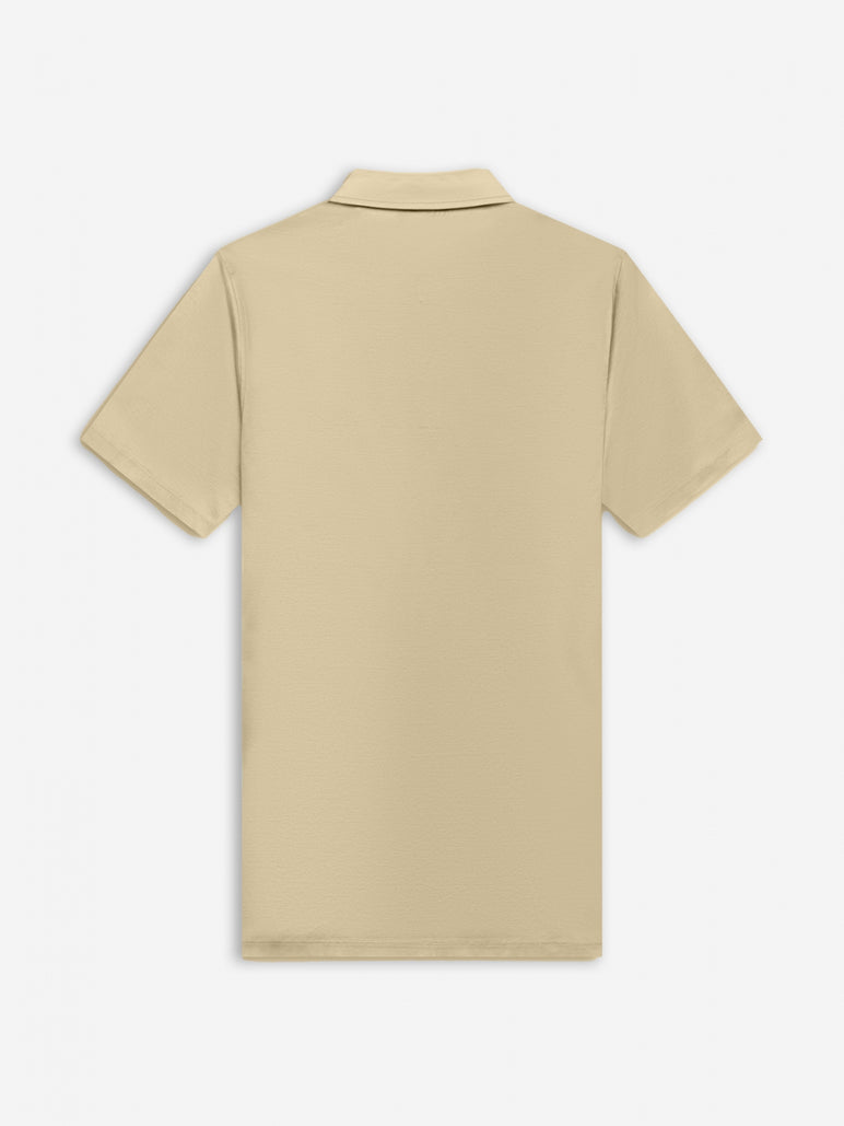 Premium Interlock Polo | Doeskin