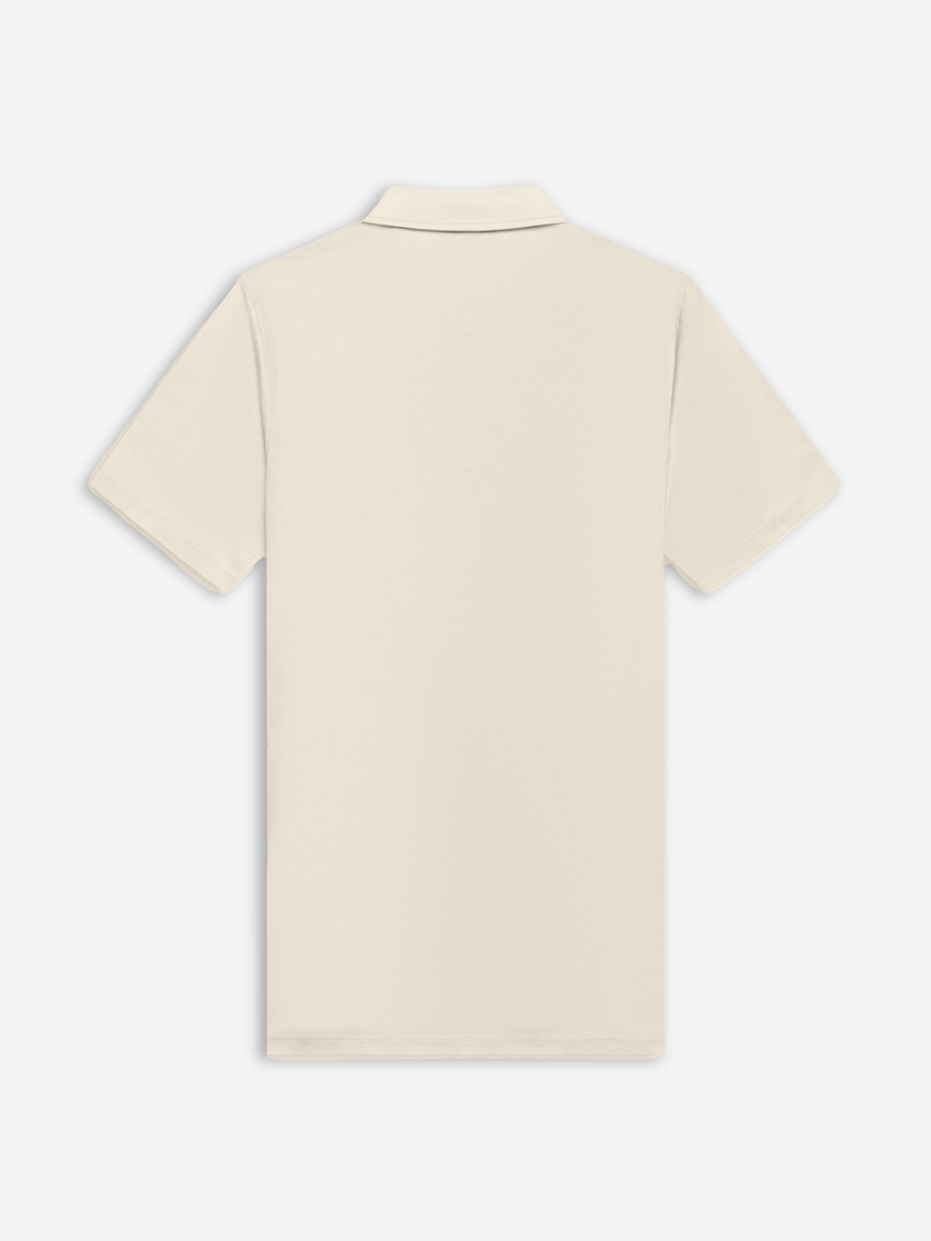 Premium Interlock Polo | White Swan