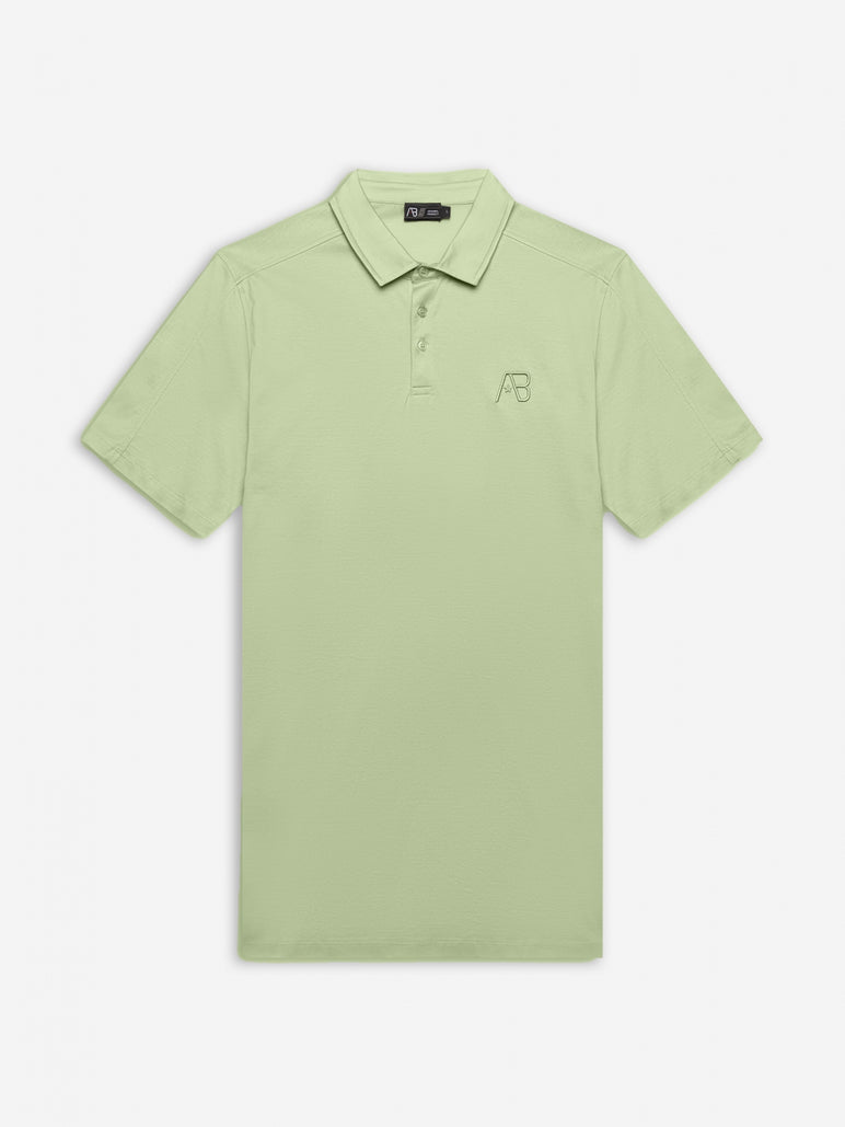 Premium Interlock Polo | Desert Sage