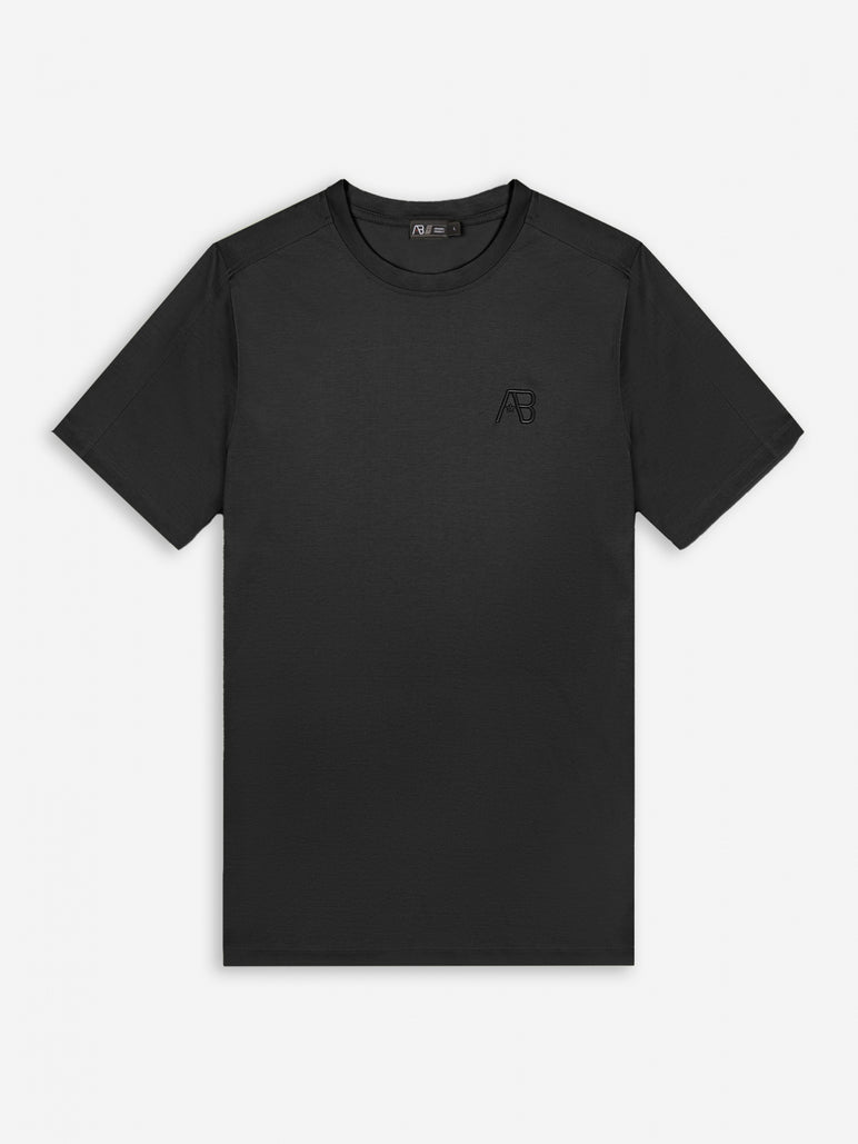 Premium Interlock Tee | Jet Black