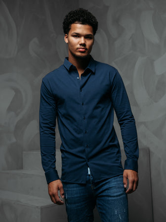 Slim-Fit Shirt | Dress Blues