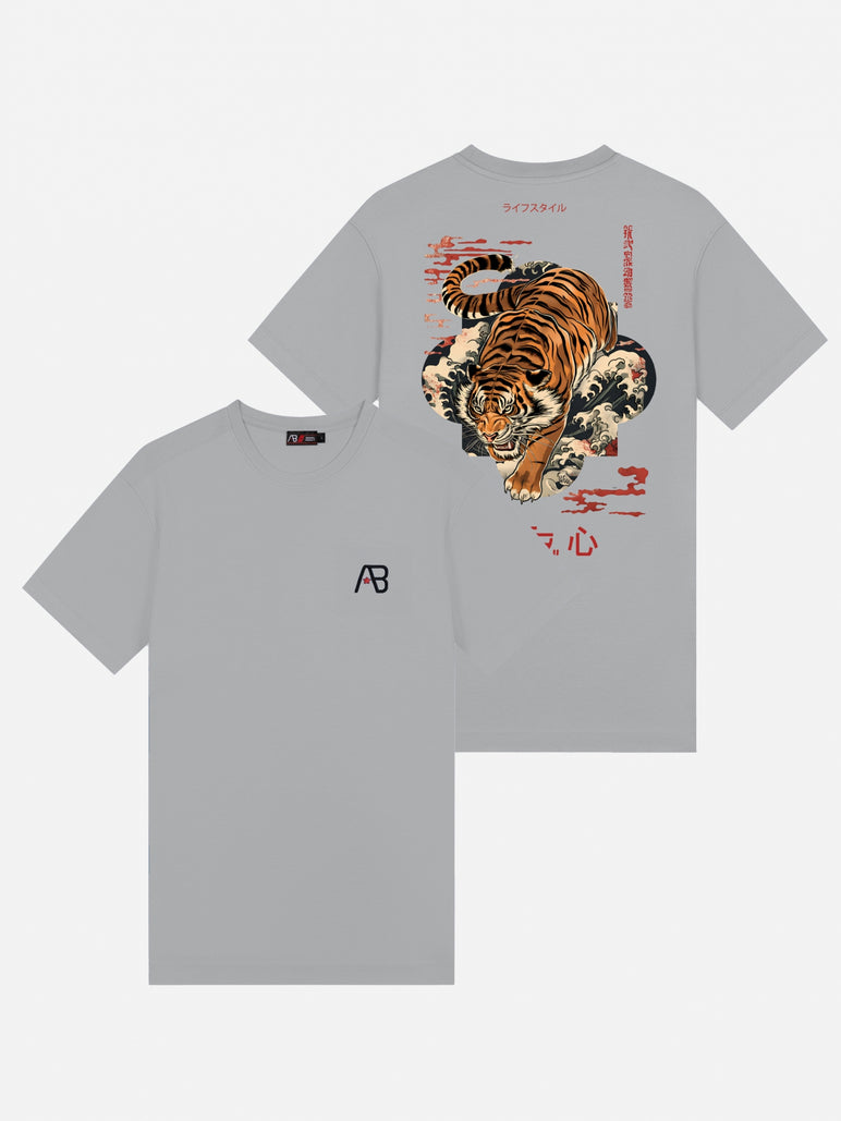Ink Tee (Tiger) | Ultimate Grey