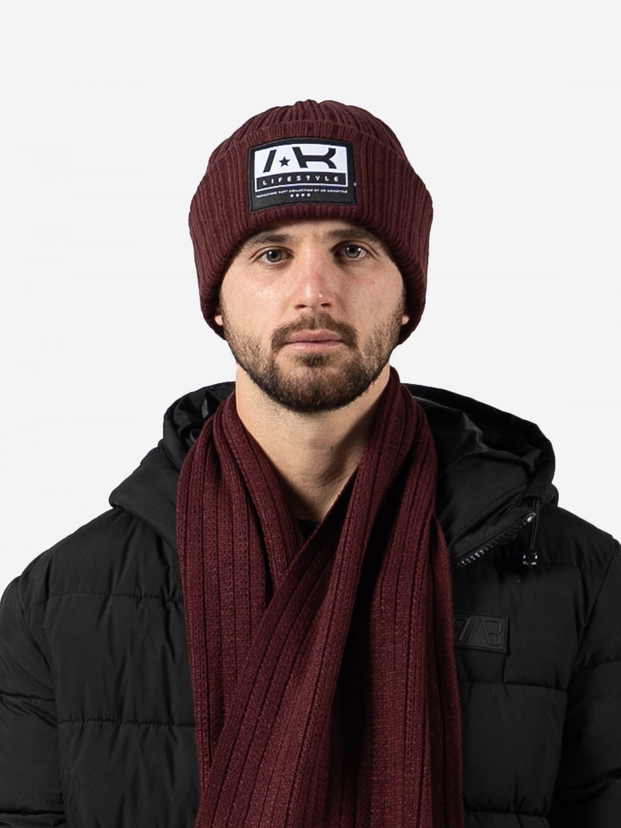 Cut Beanie | Burgundy