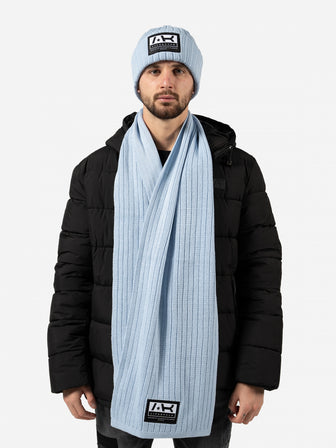 Cut Scarf | Baby Blue