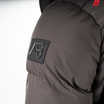 Hooded Down Jacket | Stone gray - AB Lifestyle